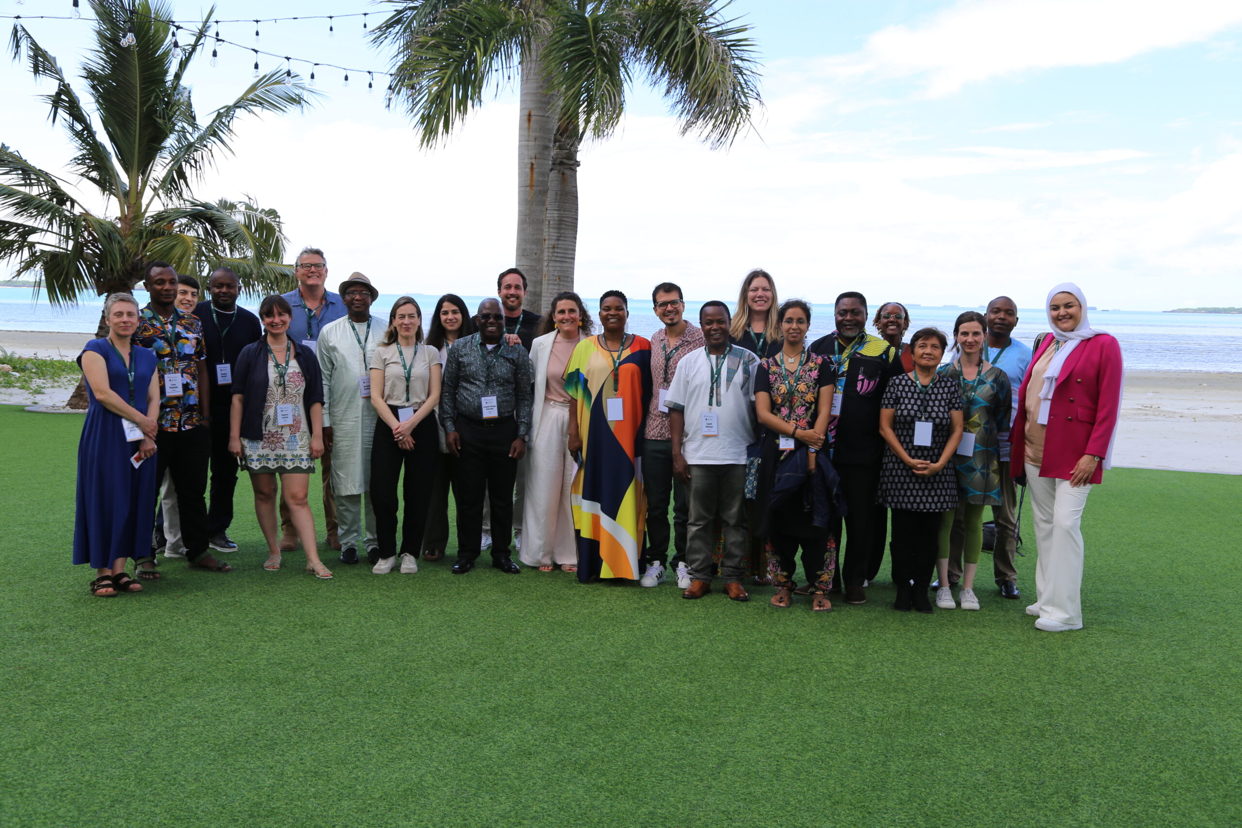 Farmers leaders and supporters cheering at a meeting to illustrate the FFCA campaign