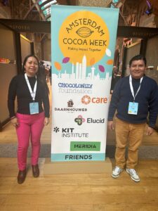 Indigenous producers from the Amazon visiting an organic fair